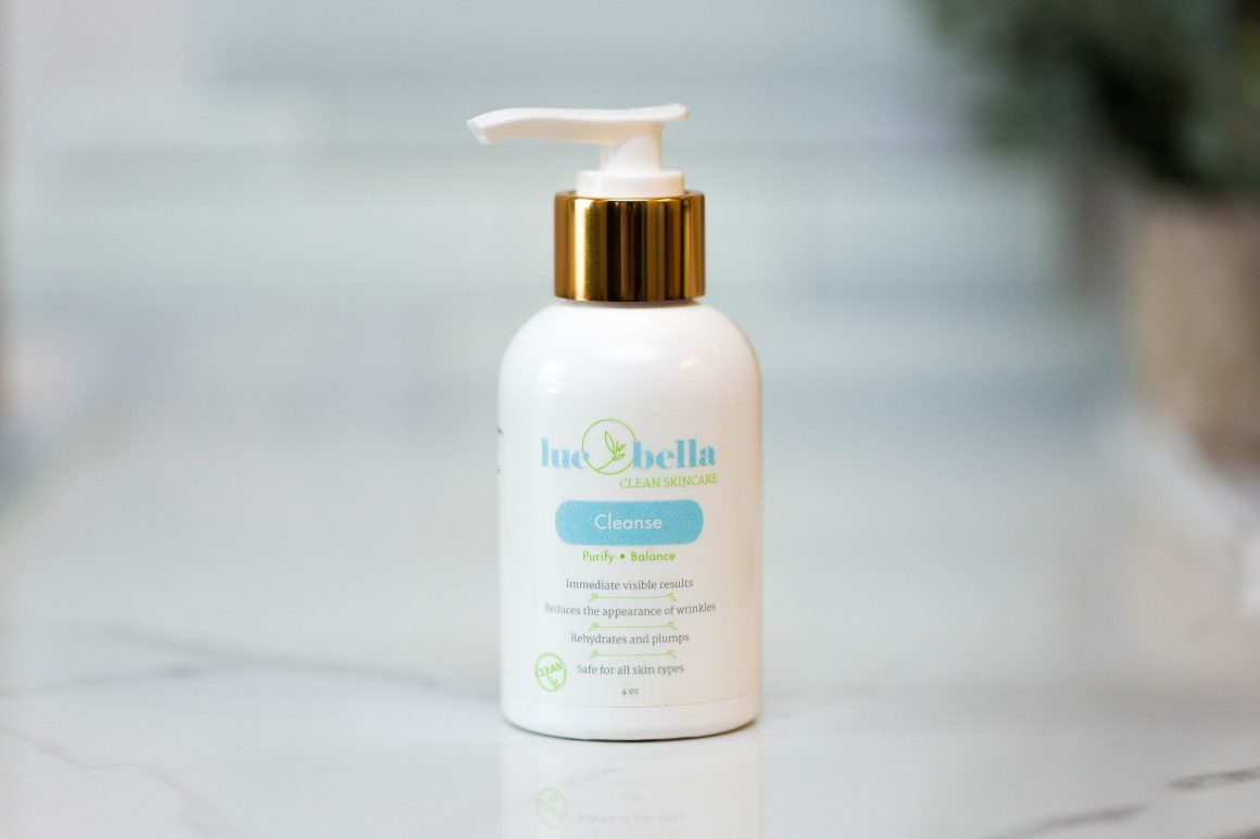 The Luebella cleanse is great for fresh, clean skin the morning and night. 